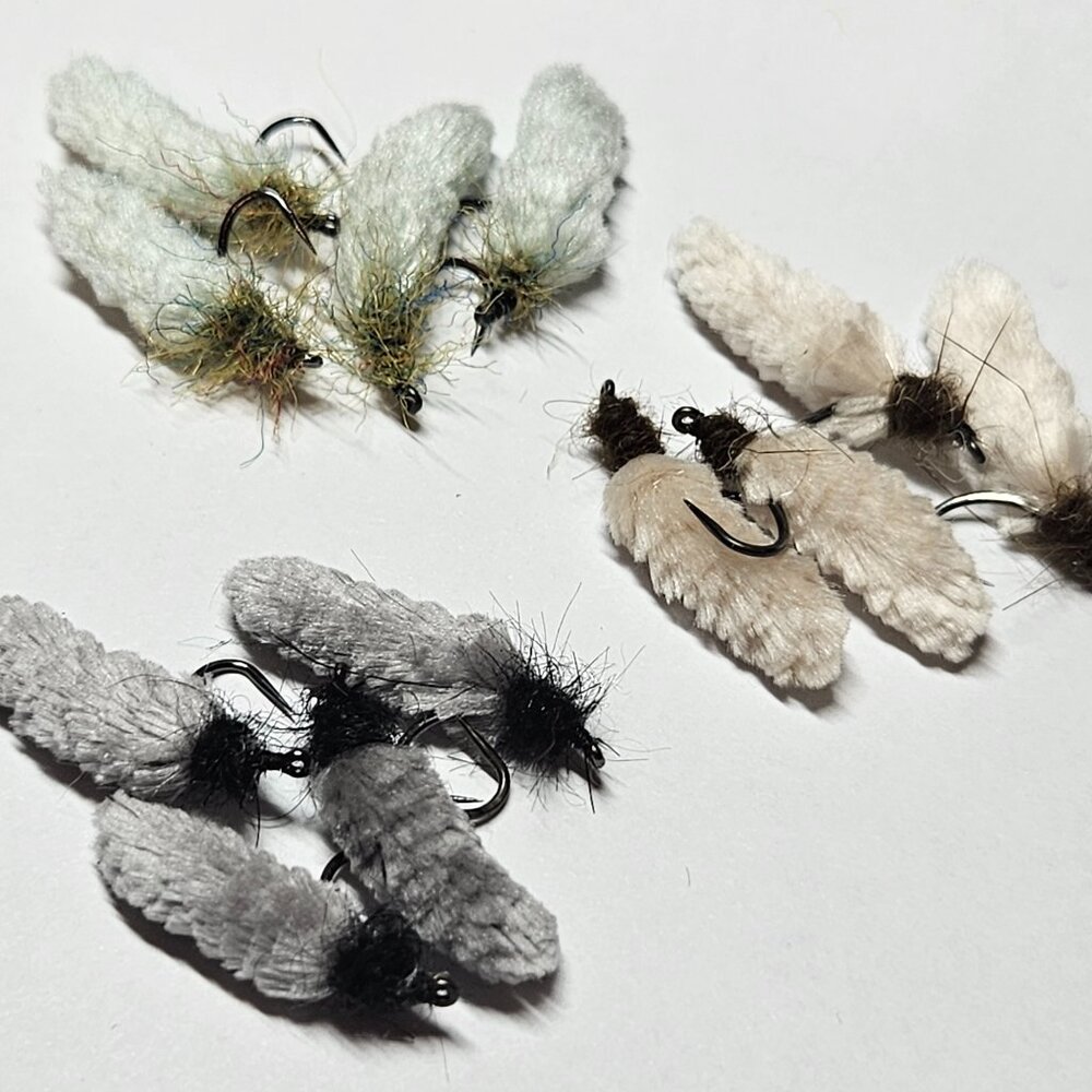Mop Flies - Hand Tied - Great for Trout, Bass, almost any freshwater fish